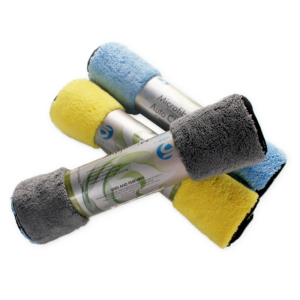 High and low wool car cleaning towel