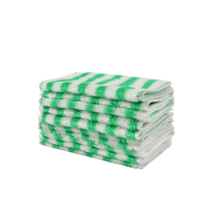 Bamboo fiber dish towels are used in the kitchen